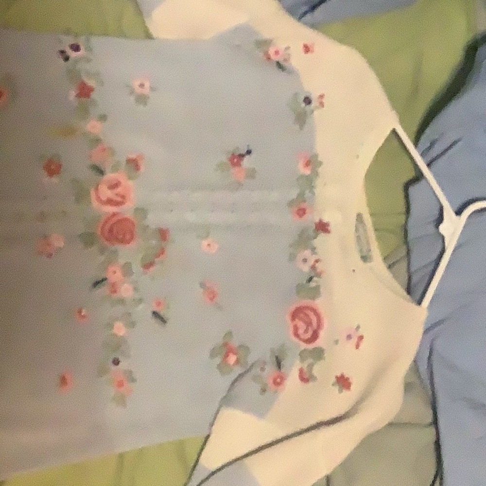 A flower sweater